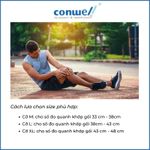Đai cố định đầu gối - Bó gối đai dán không nẹp hỗ trợ khớp đầu gối co dãn đai thun bó đầu gối chính hãng Conwell 5750 — ảnh 4