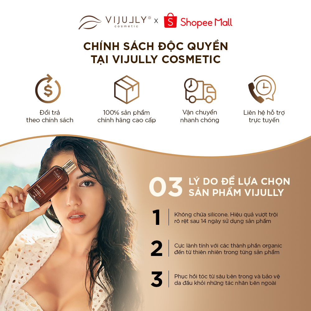 Ảnh MUA 1 TẶNG 1 - Xịt dưỡng tóc tinh dầu bưởi (Hair Lotion) Vi Jully 150ml kèm Quà Tặng Tự Chọn 4