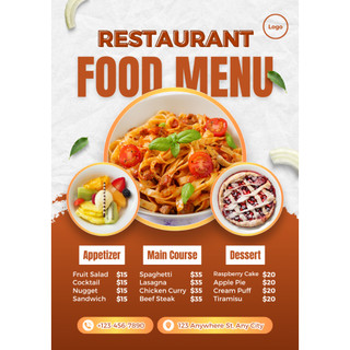 MENU Quán Ăn , Nước uống chất liệu fomex dày 5mm  khổ A4 A3  , thiết kế miễn phí