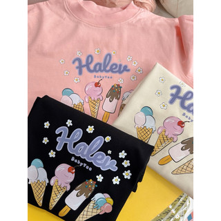 Áo Baby Tee in hình Que kem Summer Chất Cotton Premium