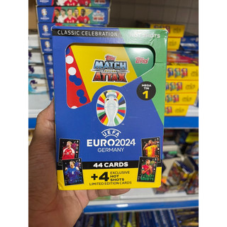 [ Mega Tin ] Hộp Thẻ Lớn Match Attax Euro 2024 ( 48 Thẻ )