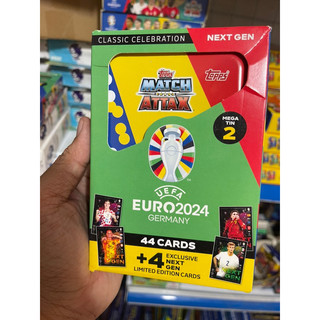 [ Mega Tin ] Hộp Thẻ Lớn Match Attax Euro 2024 ( 48 Thẻ )