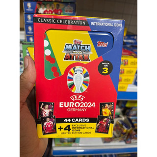 [ Mega Tin ] Hộp Thẻ Lớn Match Attax Euro 2024 ( 48 Thẻ )