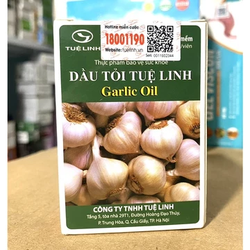 Dầu Tỏi tuệ linh giảm cholesterol và mỡ trong máu, hạn chế quá trình oxy hoá ăng cường sức đề kháng
