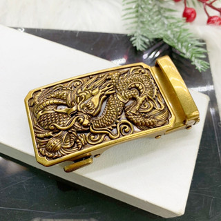 Mặt khoá thắt lưng nam gạt tự động khối dùng cho dây 3,5cm HQ STORE