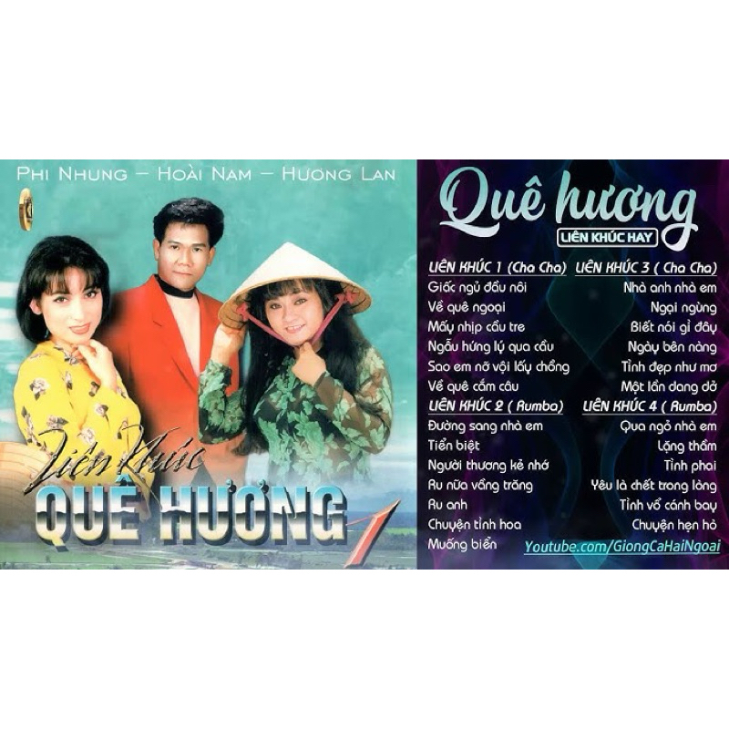 Băng Cassette Liên Khúc Quê Hương - Phi Nhung, Hoài Nam, Hương Lan