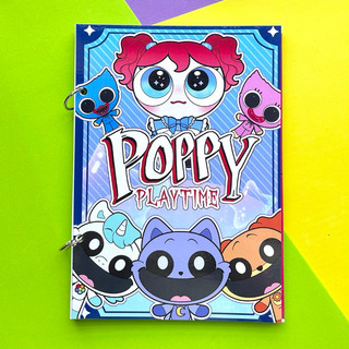 Đồ chơi giấy Bóc dán búp bê Poppy Playtime, 3 em búp bê Kute