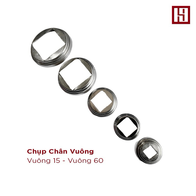 Chụp Chân Ống Hộp, Ống Vuông Inox 304, nhiều size | Shopee Việt Nam