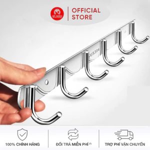 Móc Treo Quần Áo INOX Không Gỉ, Treo Đồ Phòng Tắm Loại Bắt Vít Gắn Tường Tiện Dụng
