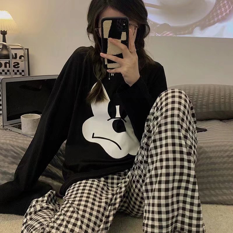 Đồ Bộ Nữ mặc nhà, đồ ngủ cotton 100% JULY -Sét bộ Mickey siêu xinh, dày dặn, hàn quốc mùa xuân hè mát mẻ