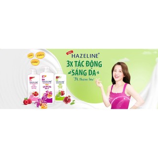 Sữa Tắm Sáng Da Hazeline 1KG - Nhẹ Nhàng Từ Thiên Nhiên