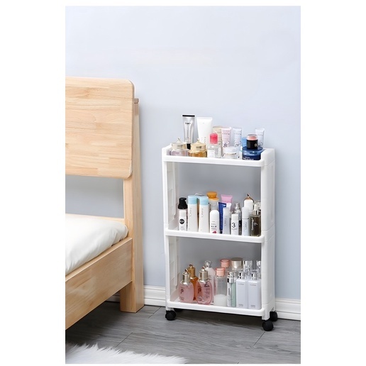 Kệ Đa Năng - Kệ Để Đồ Nhựa Nhà Tắm, Phòng Ngủ, Phòng Bếp, Phòng Khách 2-3-4 Tầng Có Bánh Xe Di Chuyển Tiện Ích NHATOM