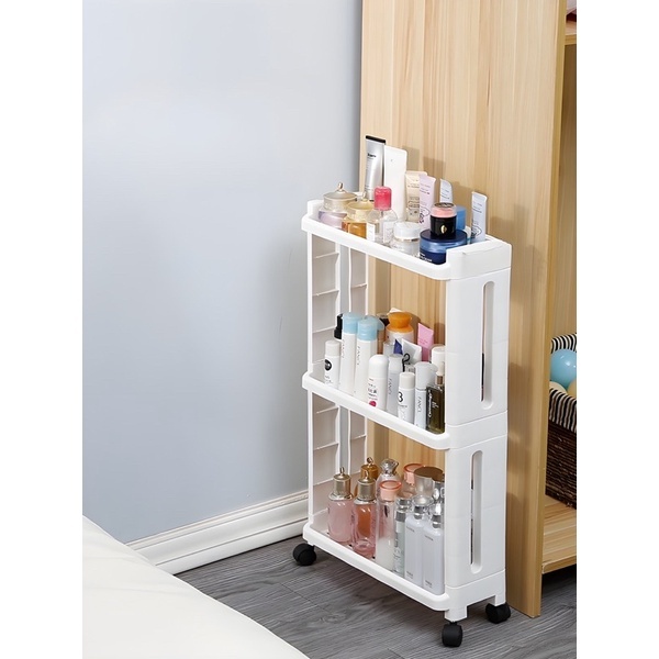 Kệ Đa Năng - Kệ Để Đồ Nhựa Nhà Tắm, Phòng Ngủ, Phòng Bếp, Phòng Khách 2-3-4 Tầng Có Bánh Xe Di Chuyển Tiện Ích NHATOM