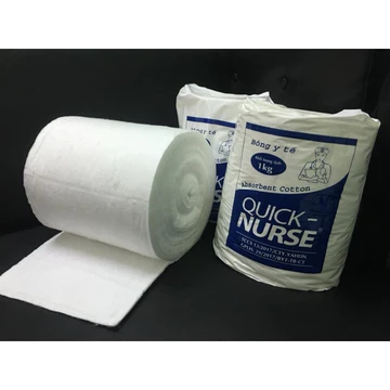 BÔNG Y TẾ QUICK NURE - BÔNG GÒN CUỘN ( 500gr &1kg )