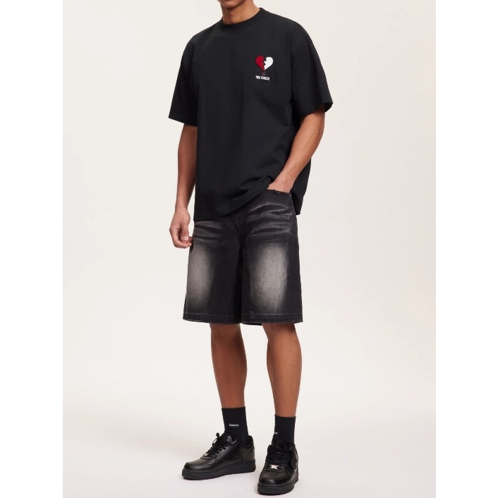 Áo Thun Unisex REDLABEL In Họa Tiết FREE FEARLESS Áo Phông Basic Form Rộng Tay Lỡ Cap Cấp Cá Tính Chất Cotton Dày Dặn