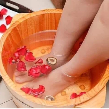Chậu ngâm chân ⚡ CÓ HẠT MATSAGE CHÂN ⚡ bồn ngâm chân có hạt matsage chân vô cùng thoải mái TẶNG KÈM THẢO MỘC NGÂM CHÂN