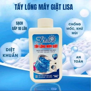 BỘT TẨY LỒNG MÁY GIẶT LISA LỌ 300G CHUYÊN DỤNG