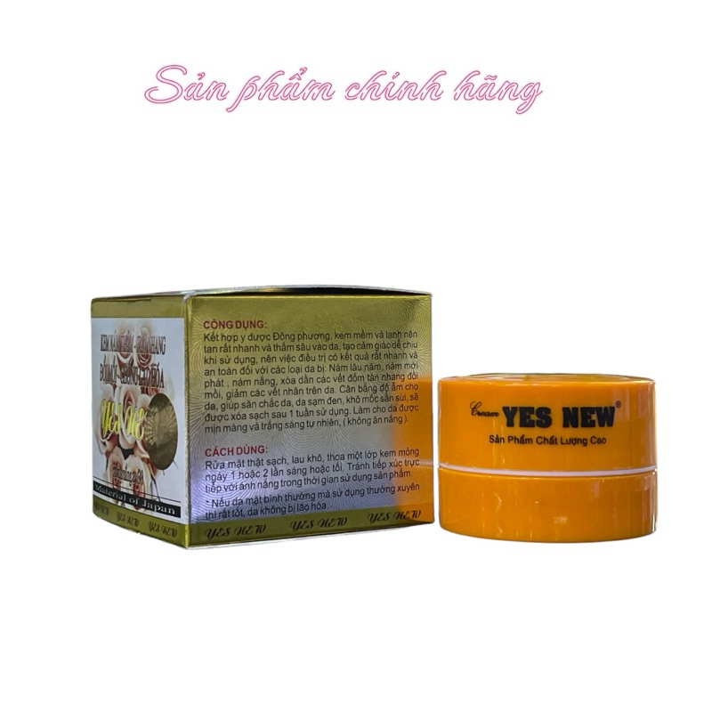 Kem Yes New nám thâm tàn nhang đồi mồi chống lão hóa 20gram