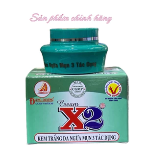 Kem X2 Trắng da ngừa mụn 3 tác dụng 6gram