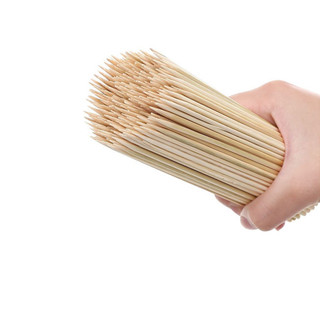Tăm xiên tre, que tre xiên thịt xúc xích dài 21cm (500 que )