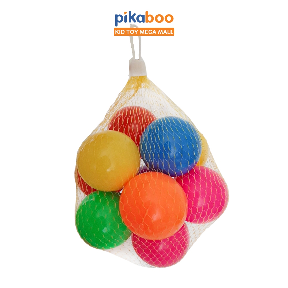 Ảnh Quả bóng sắc màu Pikaboo đường kính 7cm cho bé trai bé gái vui chơi cùng bể bơi phao trong ngày hè 4