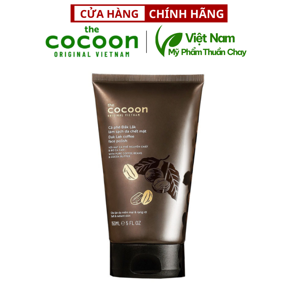 Ảnh Tẩy da chết mặt cà phê Đắk Lắk Cocoon 150ml Dak Lak coffee face polish 1