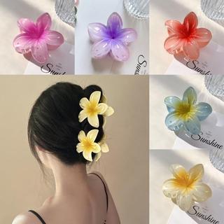 Kẹp tóc hoa sứ, kẹp tóc dễ thương, kẹp tóc xinh Hàn Quốc, kẹp hoa sứ nhựa bản to - Happy Life 4U