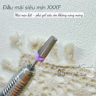 Đầu mài thép siêu mịn XXXF - mài mịn bột - phá gel siêu êm thiết kế bo đầu an toàn khi tiếp xúc da