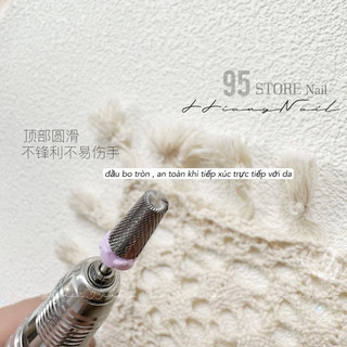 Đầu mài thép siêu mịn XXXF - mài mịn bột - phá gel siêu êm thiết kế bo đầu an toàn khi tiếp xúc da