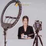 Đèn Live RL 3 kẹp điện thoại size 45, 56 cm, Đèn ring led tròn trợ sáng quay video, livestream, làm Spa, Makeup, selfie — ảnh 6