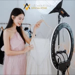 Đèn Live RL 3 kẹp điện thoại size 45, 56 cm, Đèn ring led tròn trợ sáng quay video, livestream, làm Spa, Makeup, selfie — ảnh 1