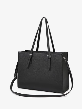 [TẶNG CHARM] Túi tote cỡ lớn da pu cao cấp túi to đeo chéo vừa A4 có ngăn chống sốc laptop đi làm đi chơi đựng đồ