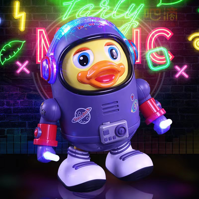 Đồ Chơi Robot Vịt Không Gian Vịt  Phi Hành Gia Vịt Nhảy Múa Phát Nhạc Vui Nhộn Dễ Thương Space Duck Dance - PUPU HOUSE