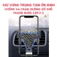 Giá Đỡ Điện Thoại Trên Ô Tô Kẹp Gắn Cửa Khe Khó Điều Hòa Xoay 360 Độ Vân Carbon Tiện Lợi Gắn Taplo