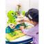 Đồ Chơi Bãi Đậu Xe Khủng Long Xanh kèm 6 xe ô tô Đồ Chơi Bé Trai - PUPU HOUSE