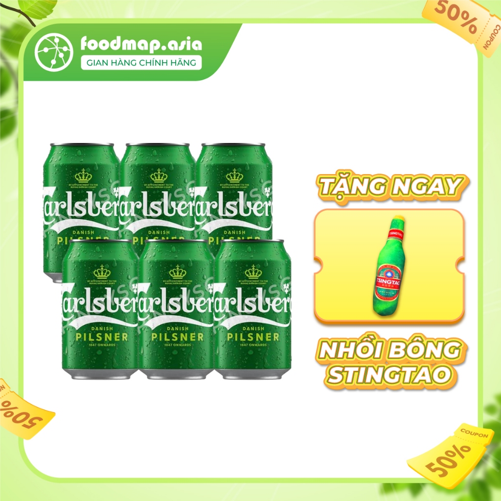 Bia Carlsberg Danish Pilsner - Lon 330ml - Lon | Shopee Việt Nam