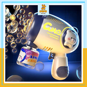 Máy bắn bong bóng xà phòng Máy Bong Bóng thiết kế mới không bị rò rỉ nước đồ chơi cho bé - PUPU HOUSE