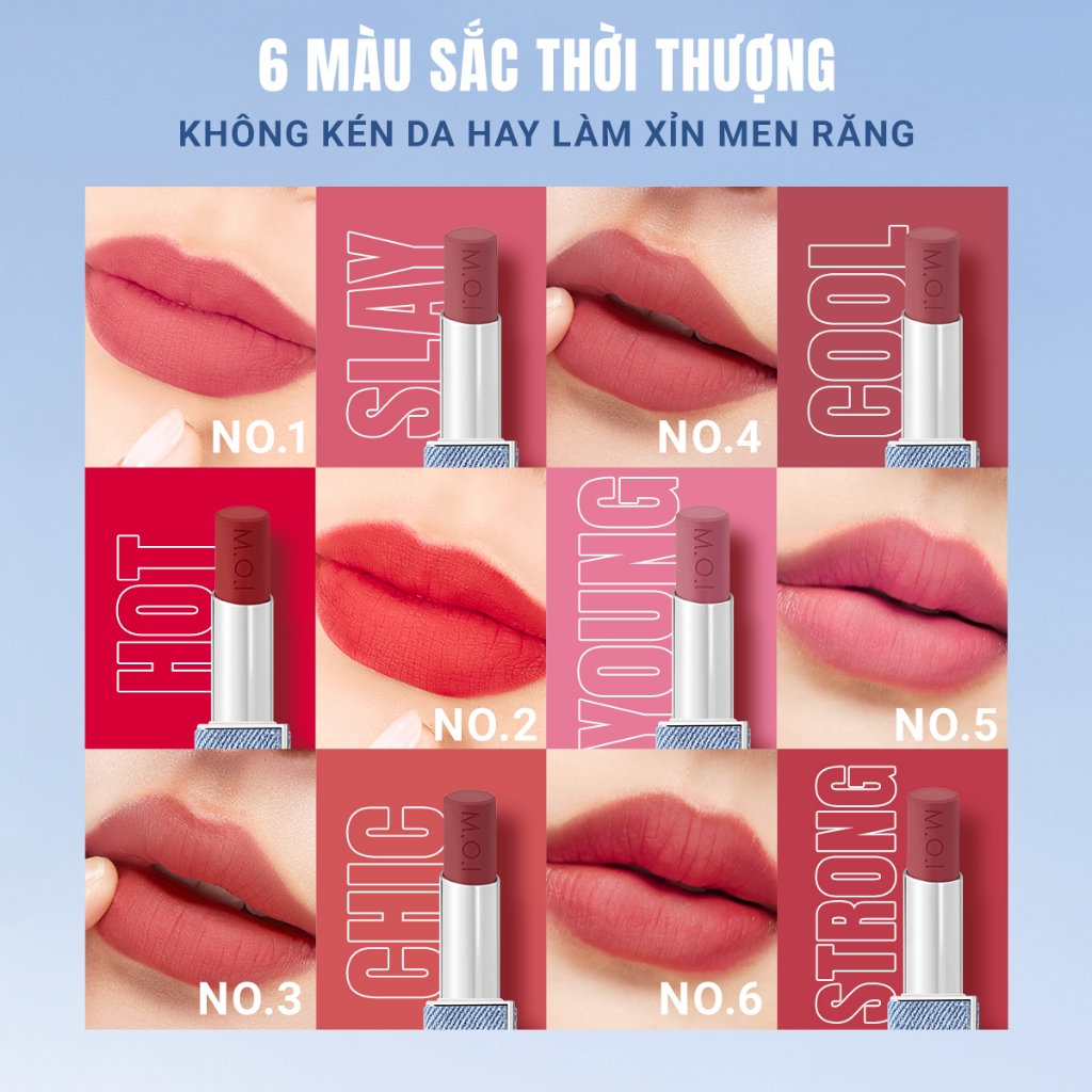 Ảnh Son thỏi Cao Cấp MOI The New Iconic Phiên bản giới hạn 2.7g 4