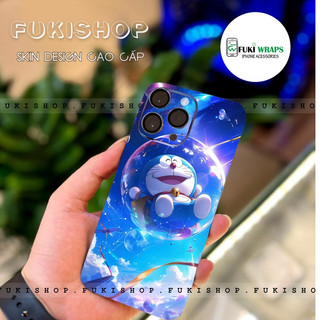Tấm dán Skin Mặt Sau Doremon MS013 FULL VIỀN 15promax , 14promax , 13promax , 12promax , 11promax , xsmax - FukiShop