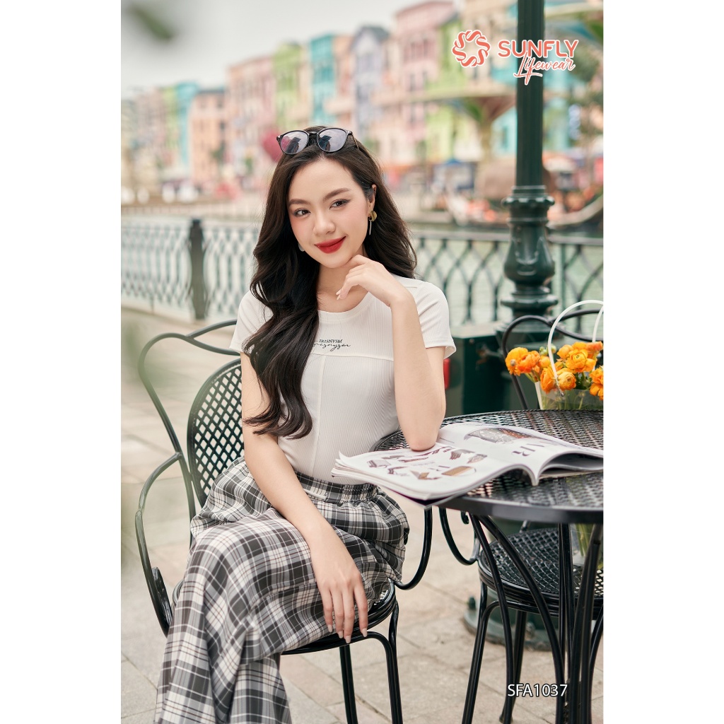 SFA1037 ÁO THUN TĂM CỘC TAY CHÍNH HÃNG SUNFLY
