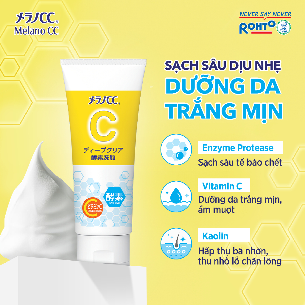 Ảnh Combo làm sạch và cân bằng da Melano CC: Sữa rửa mặt dưỡng trắng 130g + Dung dịch dưỡng trắng 170ml 2