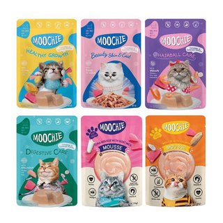 Pate Mèo MOOCHIE [THÙNG 24 - 48 GÓI] - Thức ăn ướt giành cho mèo