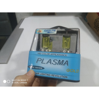 Hộp 2 bóng đèn pha ô tô H4 100/90w điện 12v và 24v ánh sáng vàng.