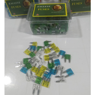 Combo 10 Cầu chì ô tô, cầu chì xe máy chân dẹp, chân kim, công suất chuẩn.