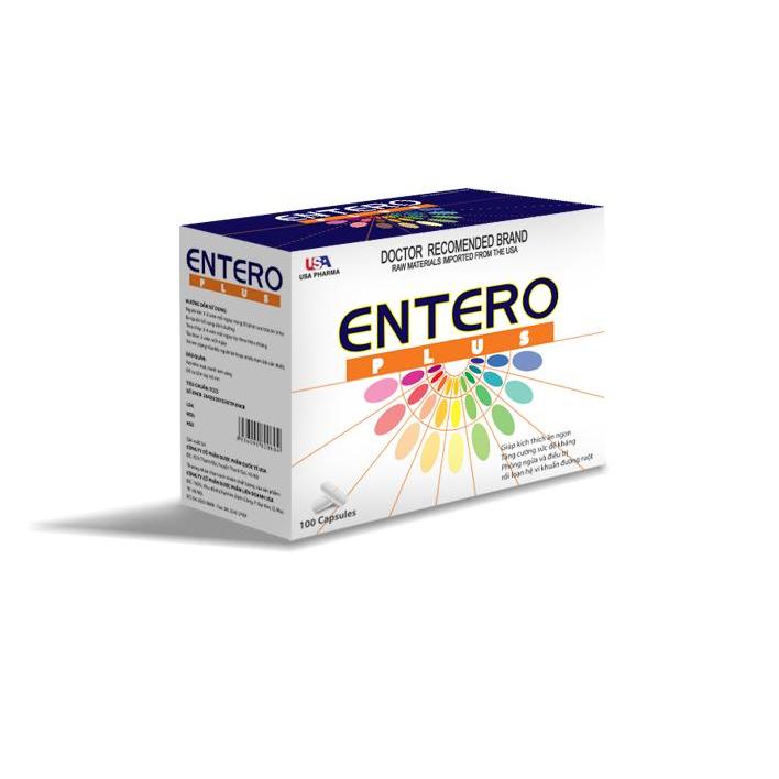 Viên uống ENTERO PLUS (Hộp 100 viên) - giúp cân bằng hệ vi sinh đường ...