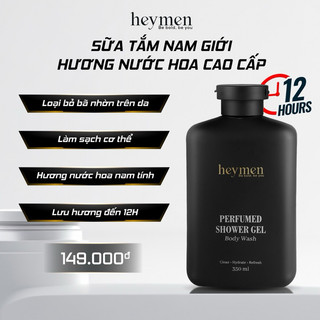 Combo Sữa tắm 350ml, Bọt vệ sinh nam Heymen 120ml