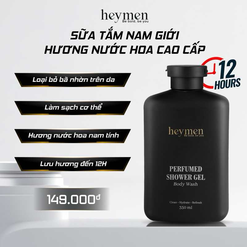 Sữa tắm hương nước hoa cho nam Heymen  350ml