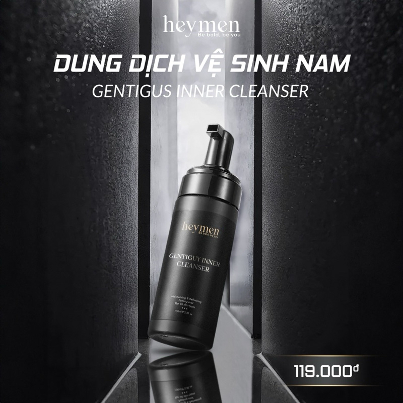 Bọt vệ sinh nam giới Heymen Gentiguy Inter Cleanser 150ml/chai