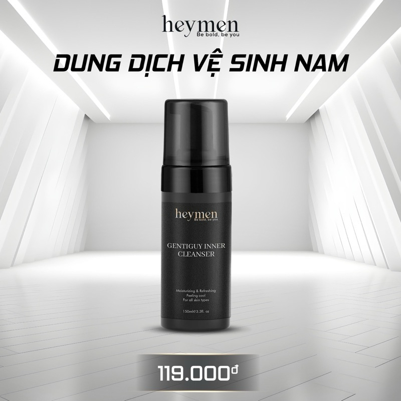 Bọt vệ sinh nam giới Heymen Gentiguy Inter Cleanser 150ml/chai