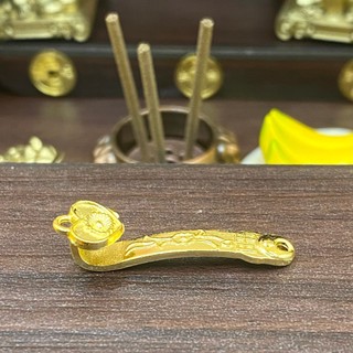 Gậy vàng mini như ý phong thủy